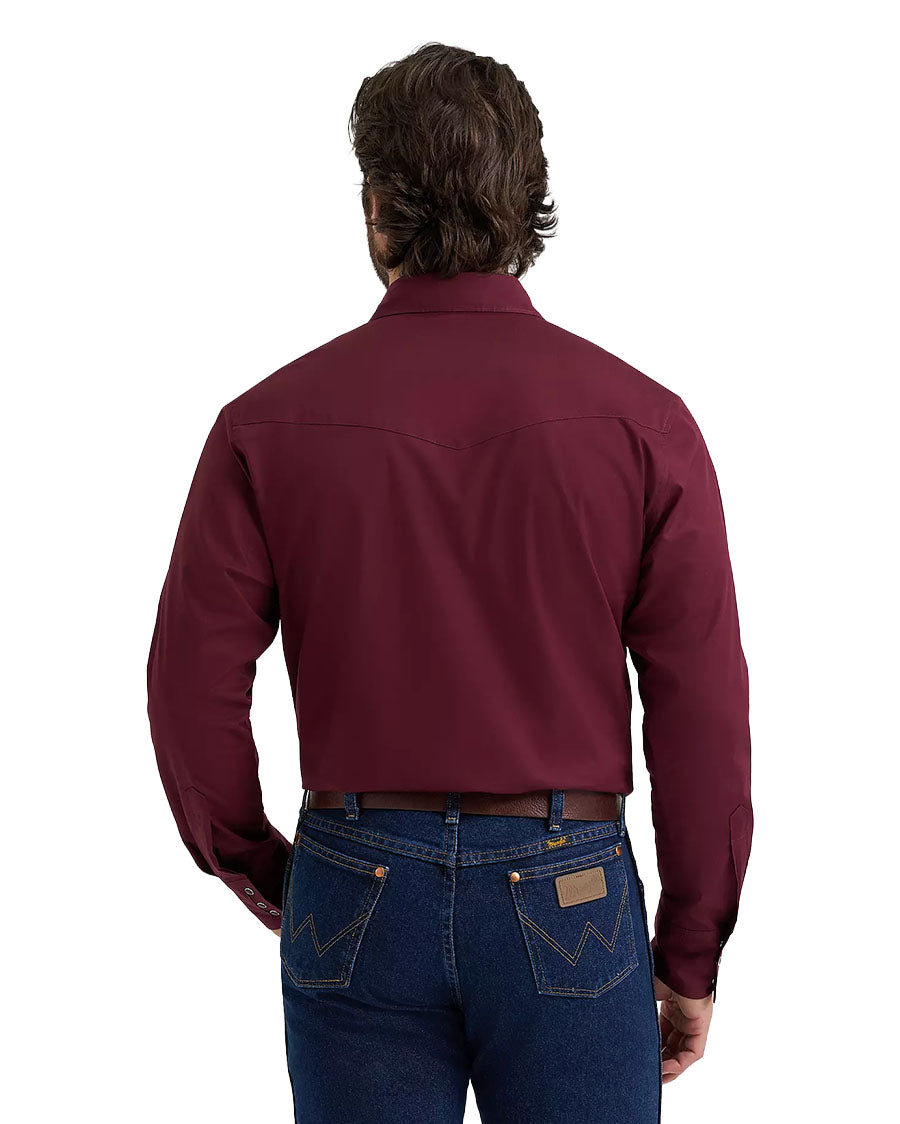Men's Western Dress Western Solid Shirt - Classic Fit - 112382003