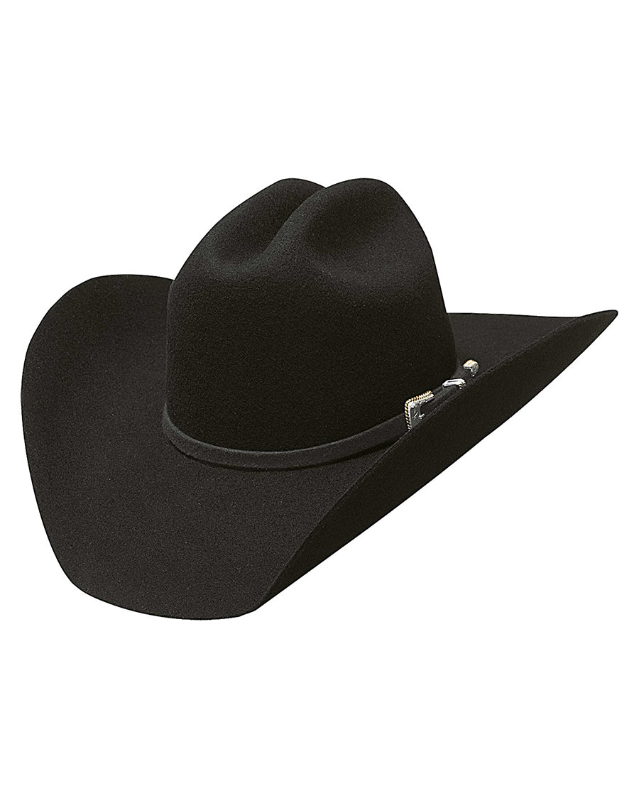 Back Roads 6X Premium Wool Felt Hat by Bullhide from Skip’s Western Outfitters | MOT-0625BL-6-3/4-BLACK