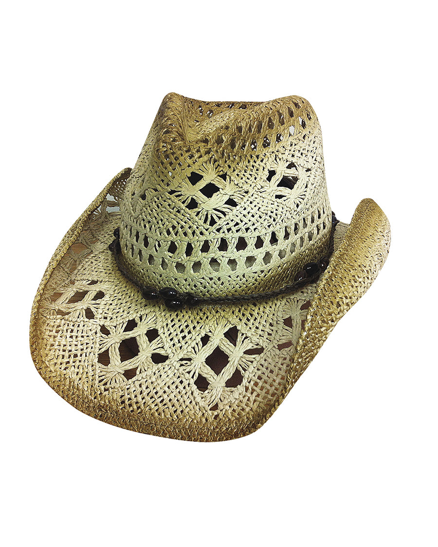Scorched Toyo Straw Hat by Bullhide from Skip’s Western Outfitters | MOT-2355BR-S-M-BEIGE