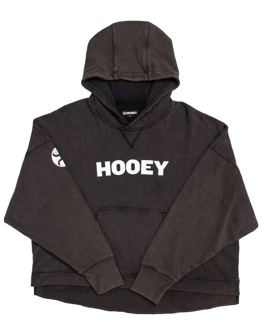 Women's Roomy Hoody by Hooey from Skip’s Western Outfitters | HOO-HH1206BK-S-BLACK