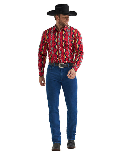 Men's Checotah® Long Sleeve Western Snap Printed Shirt