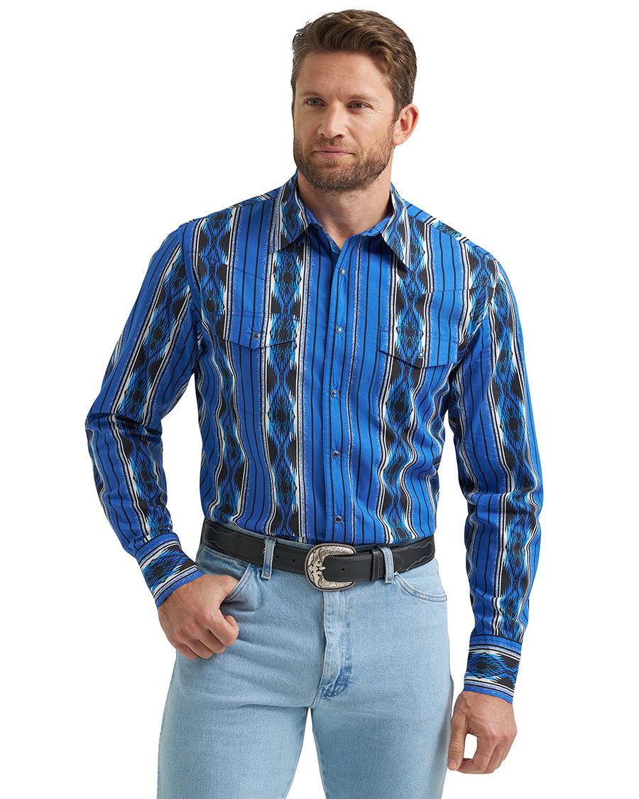 Men's Checotah® Long Sleeve Western Snap Printed Shirt