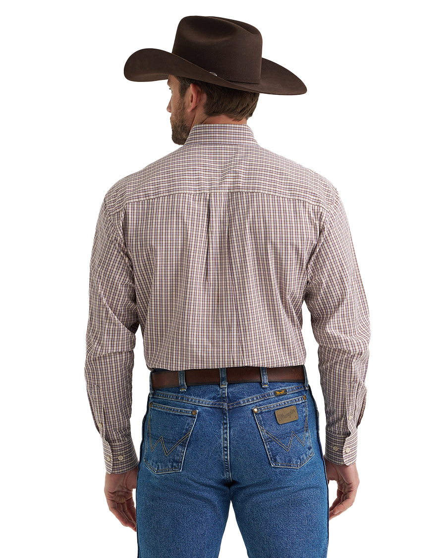 Men's George Strait™ Long Sleeve Button Down Two Pocket Shirt - 112369635