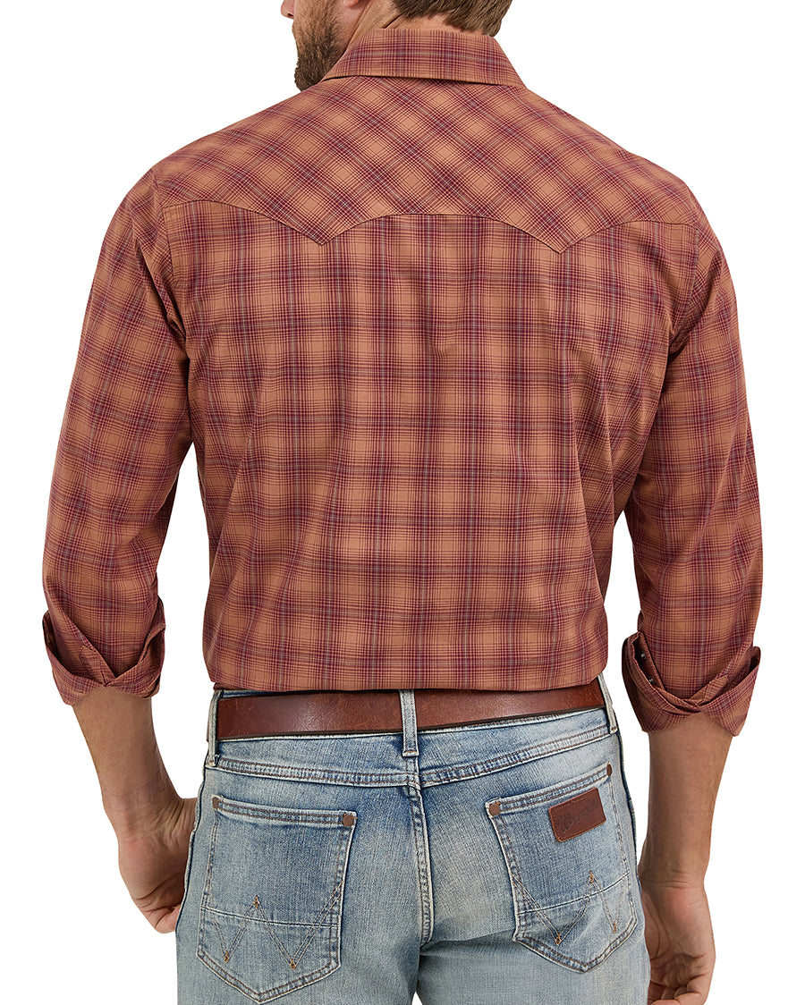 Men's Retro® Long Sleeve Sawtooth Snap Pocket Western Shirt