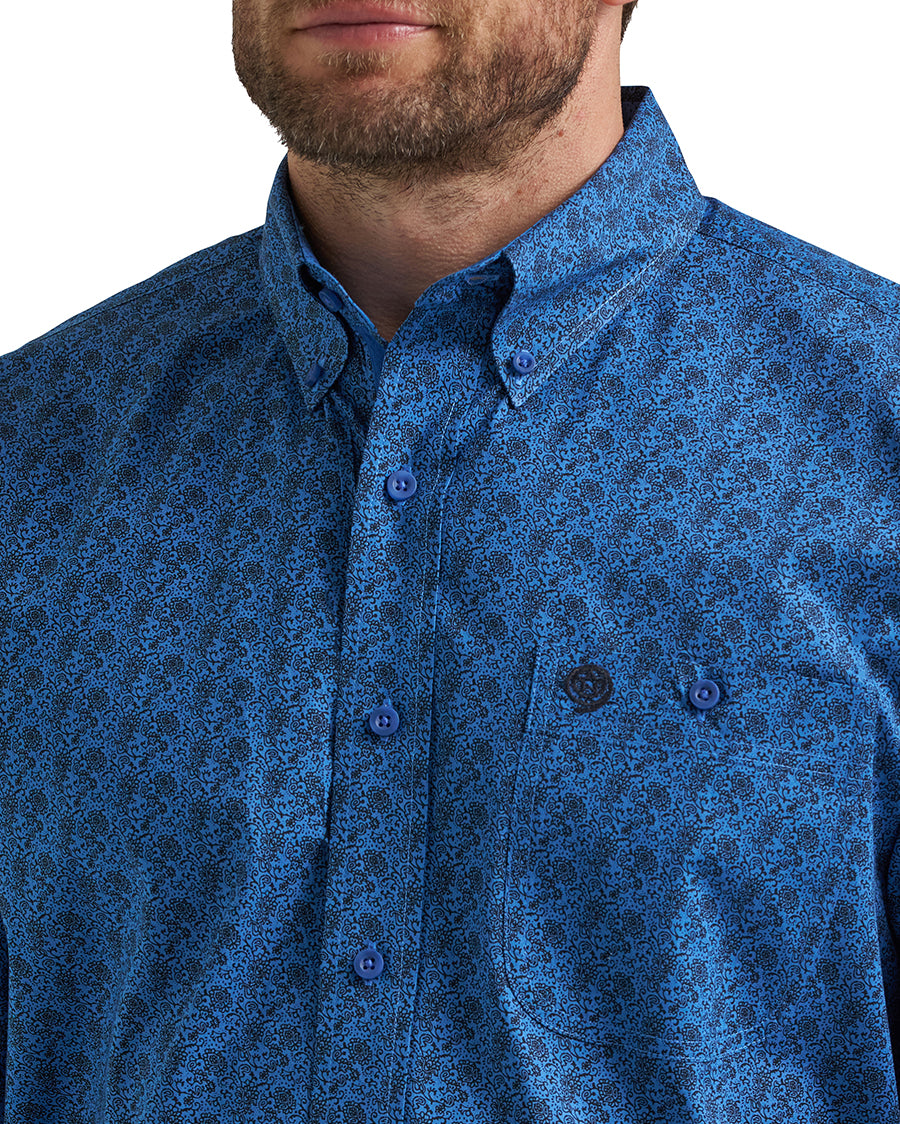 Men's George Strait™ Long Sleeve Button Down One Pocket Shirt