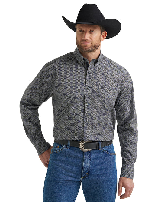 Men's George Strait™ Long Sleeve Button Down One Pocket Shirt