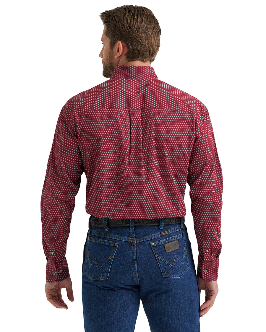Men's George Strait™ Long Sleeve Button Down One Pocket Shirt