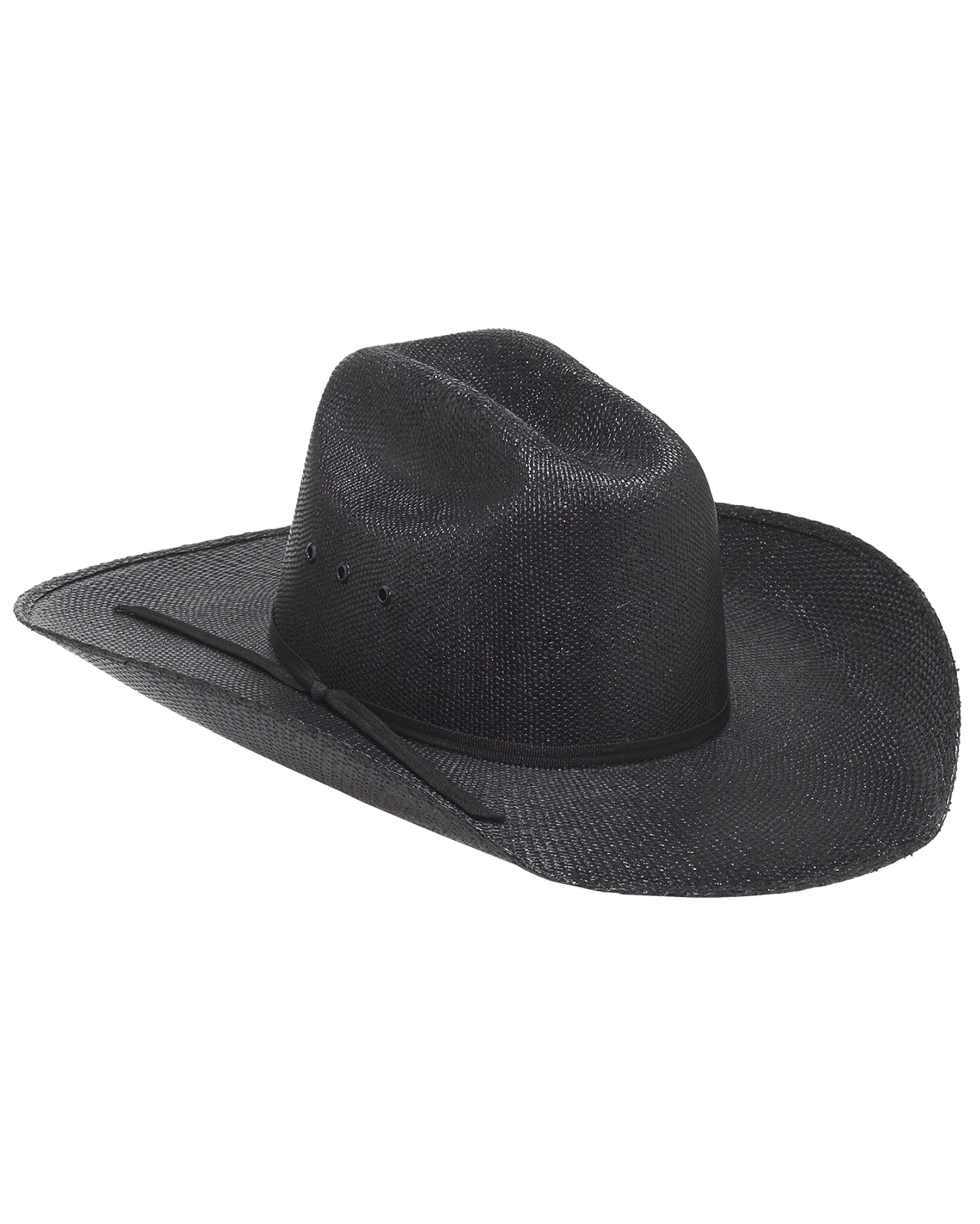 Kids' Sancho Black Straw Western Hat T7130001 by Twister from Skip’s Western Outfitters | MFW-T7130001-L-BLK