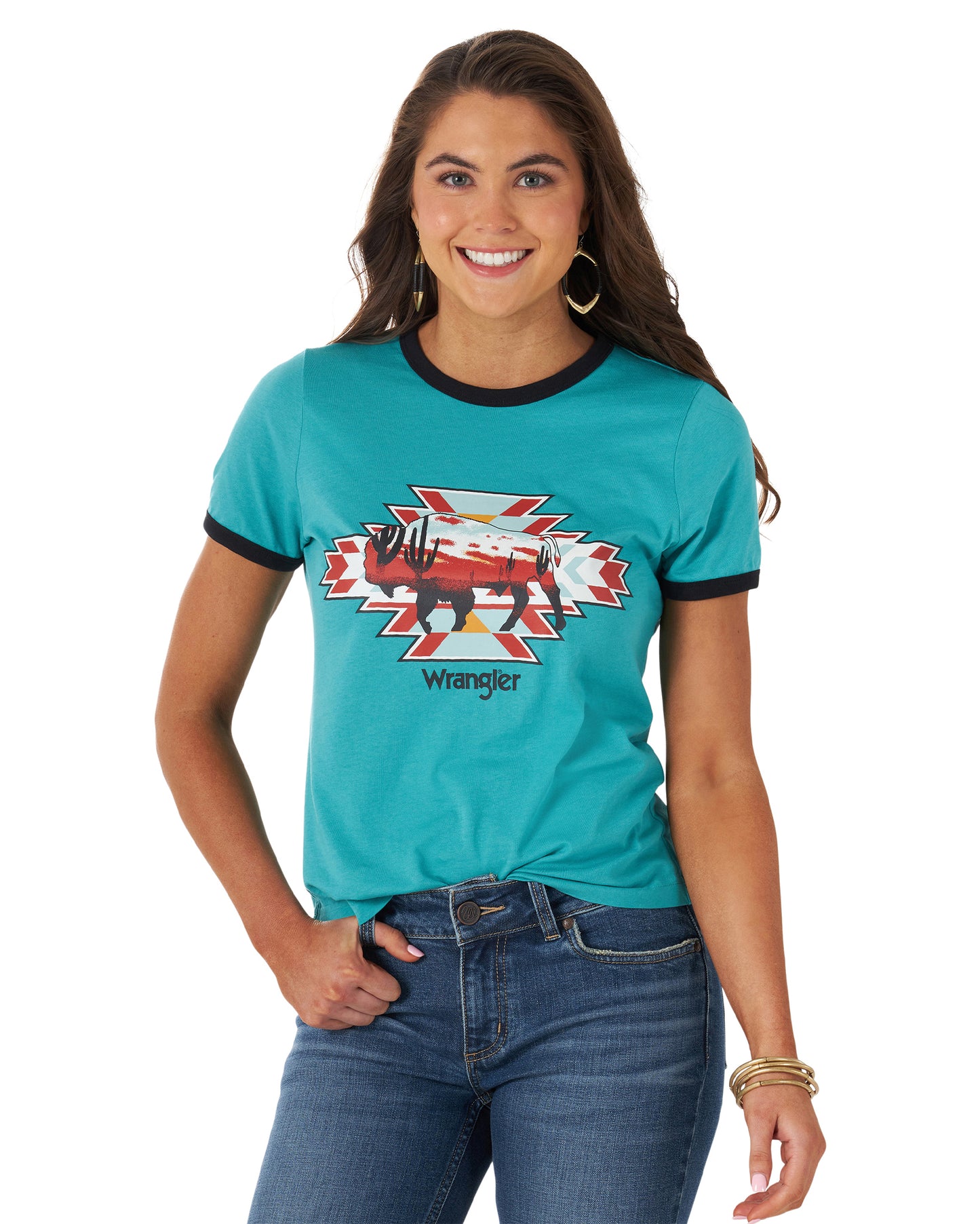 112317132 - Wrangler� Retro� Graphic Tee by Wrangler from Skip’s Western Outfitters | WRA-112317132-S-REG