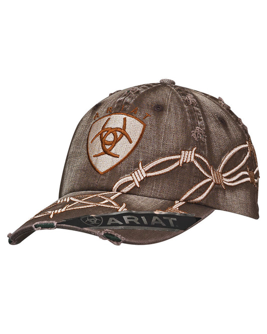 Barbwire Pattern Ball Cap by Ariat Accessories from Skip’s Western Outfitters | MFW-1509802-O/S