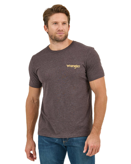 Men's Graphic T-Shirt by Wrangler from Skip’s Western Outfitters | WRA-112361813-S-BROWN