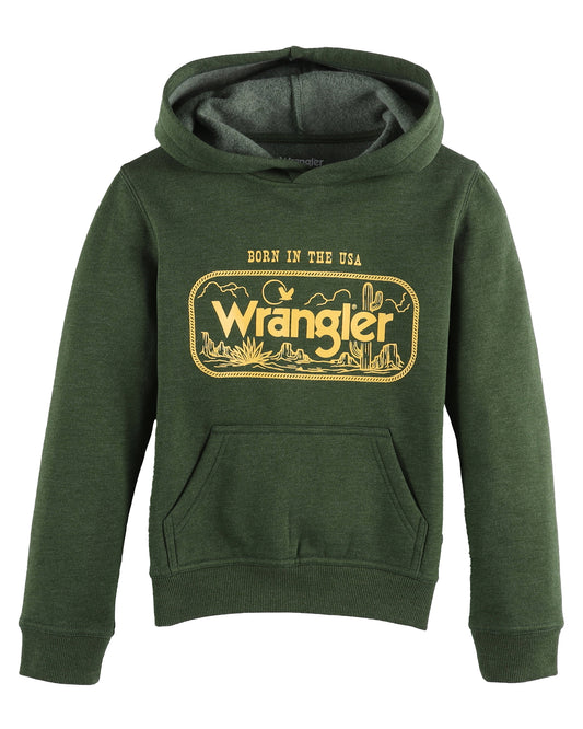 Boy's Desert Cacti Graphic Hoodie by Wrangler from Skip’s Western Outfitters | WRA-112318547-S-REG