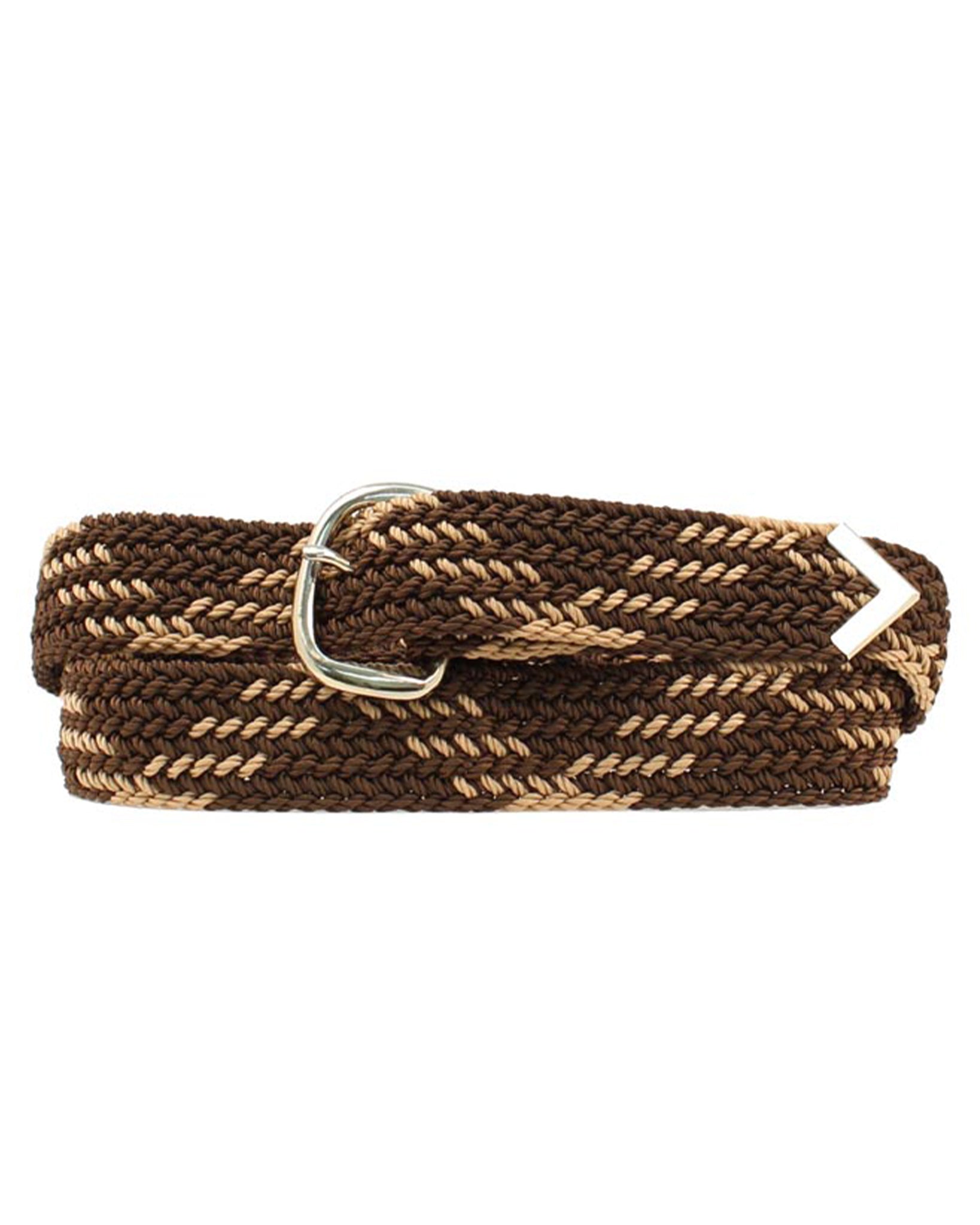 Braid Belt Br/Tn - 2000601 by MFW from Skip’s Western Outfitters | MFW-2000601-46