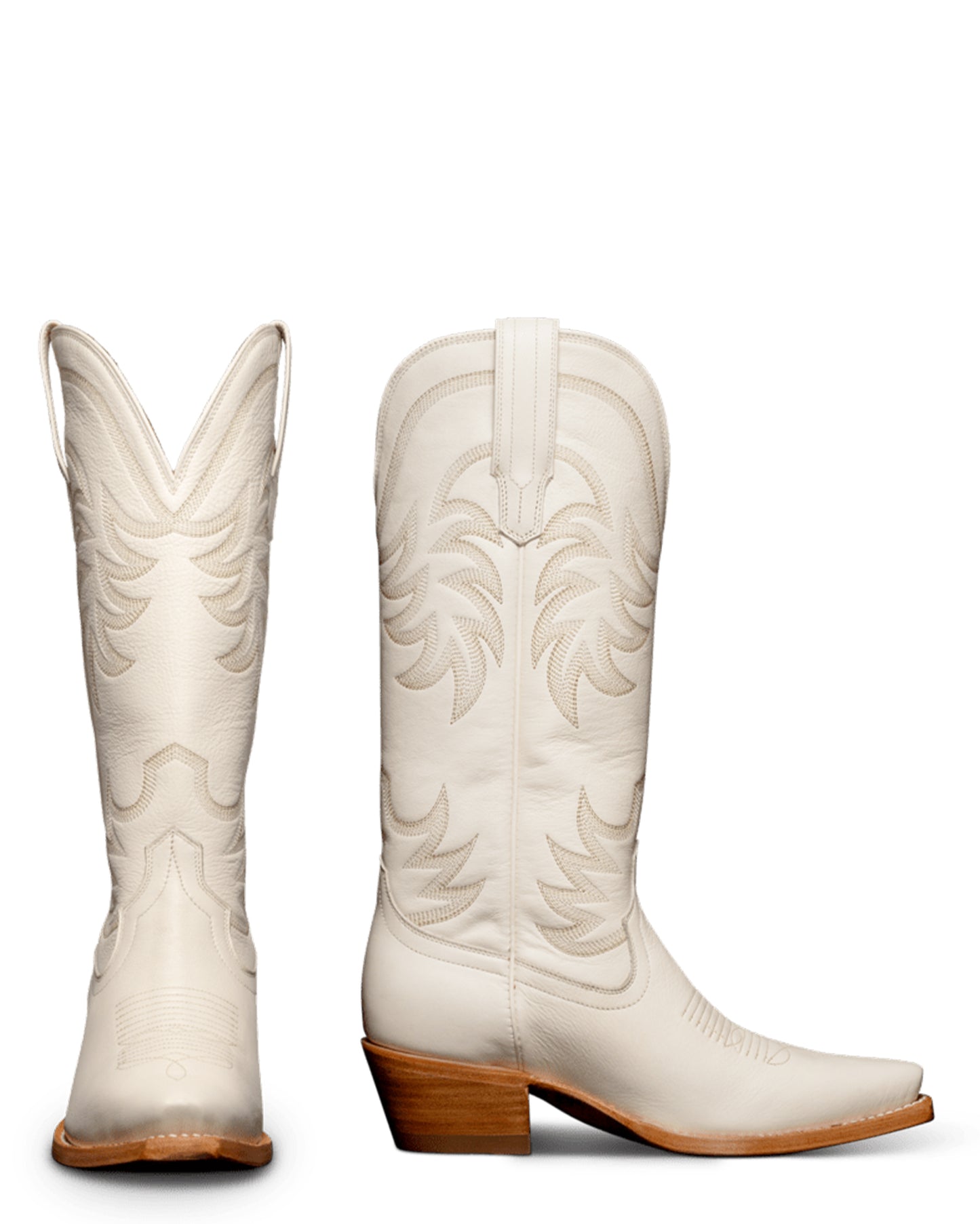 Tecovas Women's The Annie Western Boots with Snip Toe in White at Skip's Western Outfitters