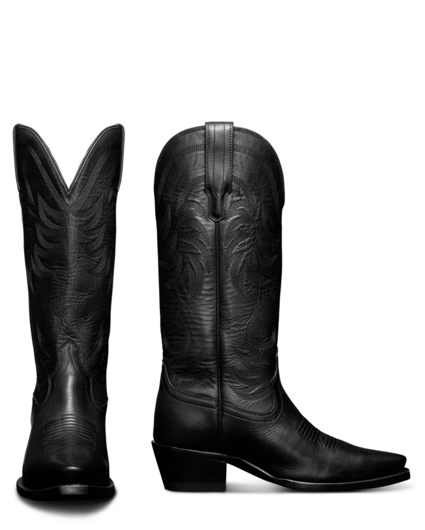 Tecovas Women's The Annie Western Boots with Snip Toe in Black at Skip's Western Outfitters