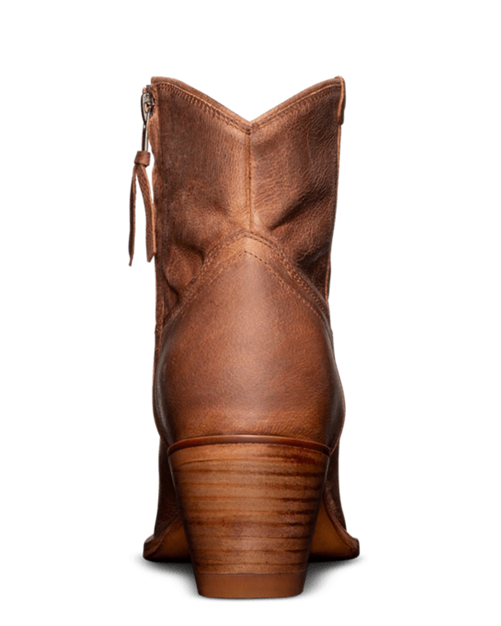 Tecovas Women's The Daisy Western Booties with Snip Toe in Brown at Skip's Western Outfitters