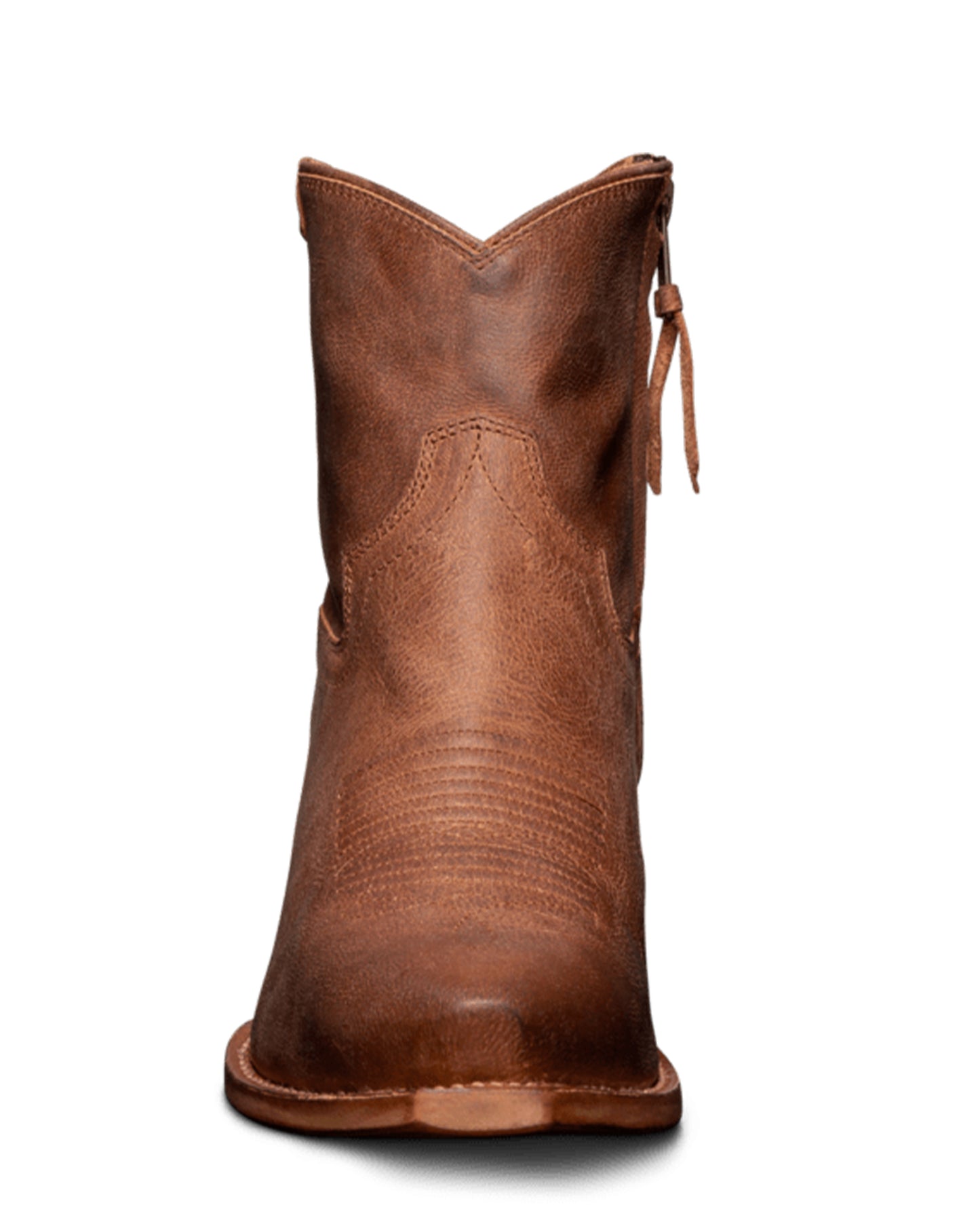 Tecovas Women's The Daisy Western Booties with Snip Toe in Brown at Skip's Western Outfitters