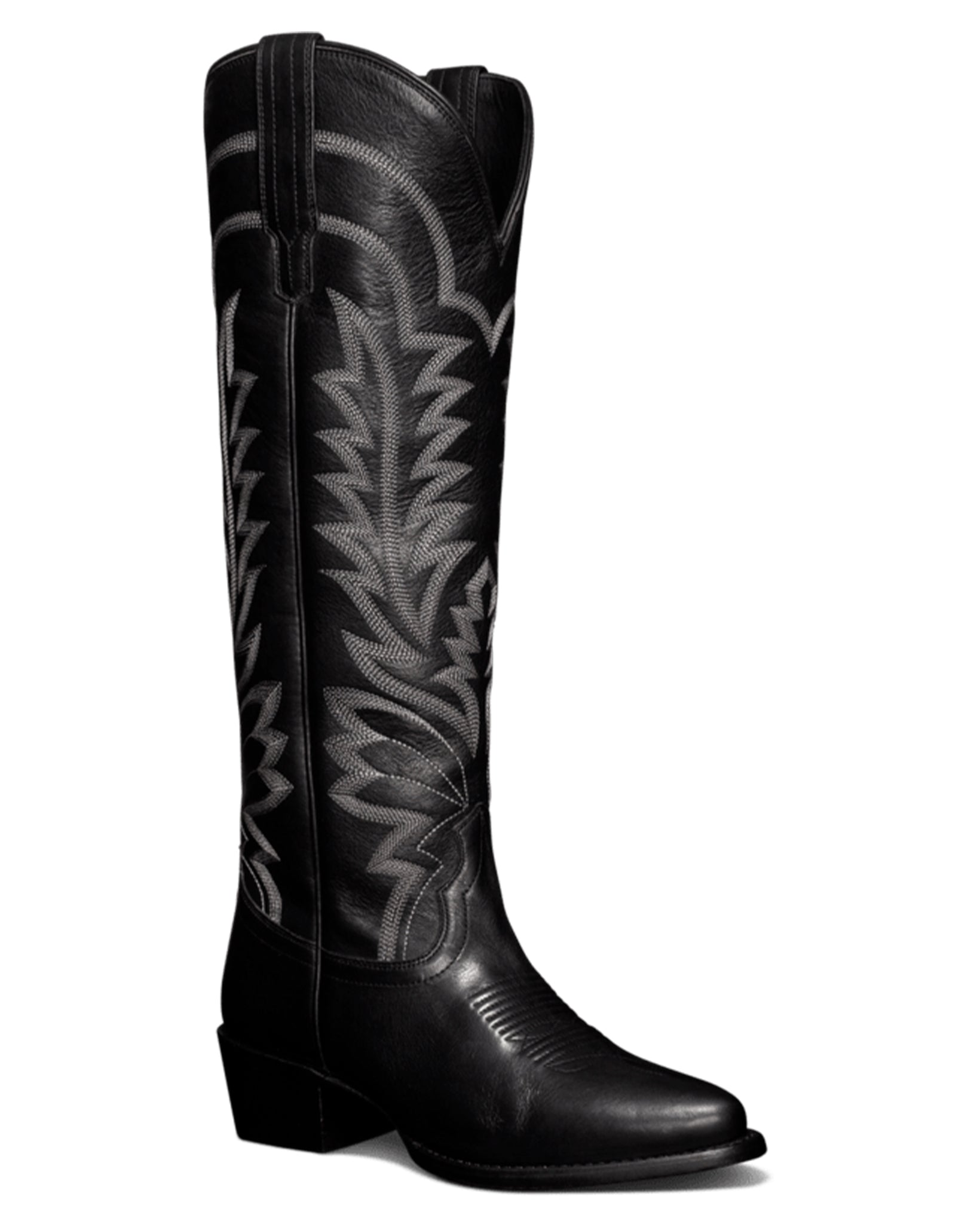 Tecovas Women's The Abby Western Boots with Round Toe in Black at Skip's Western Outfitters