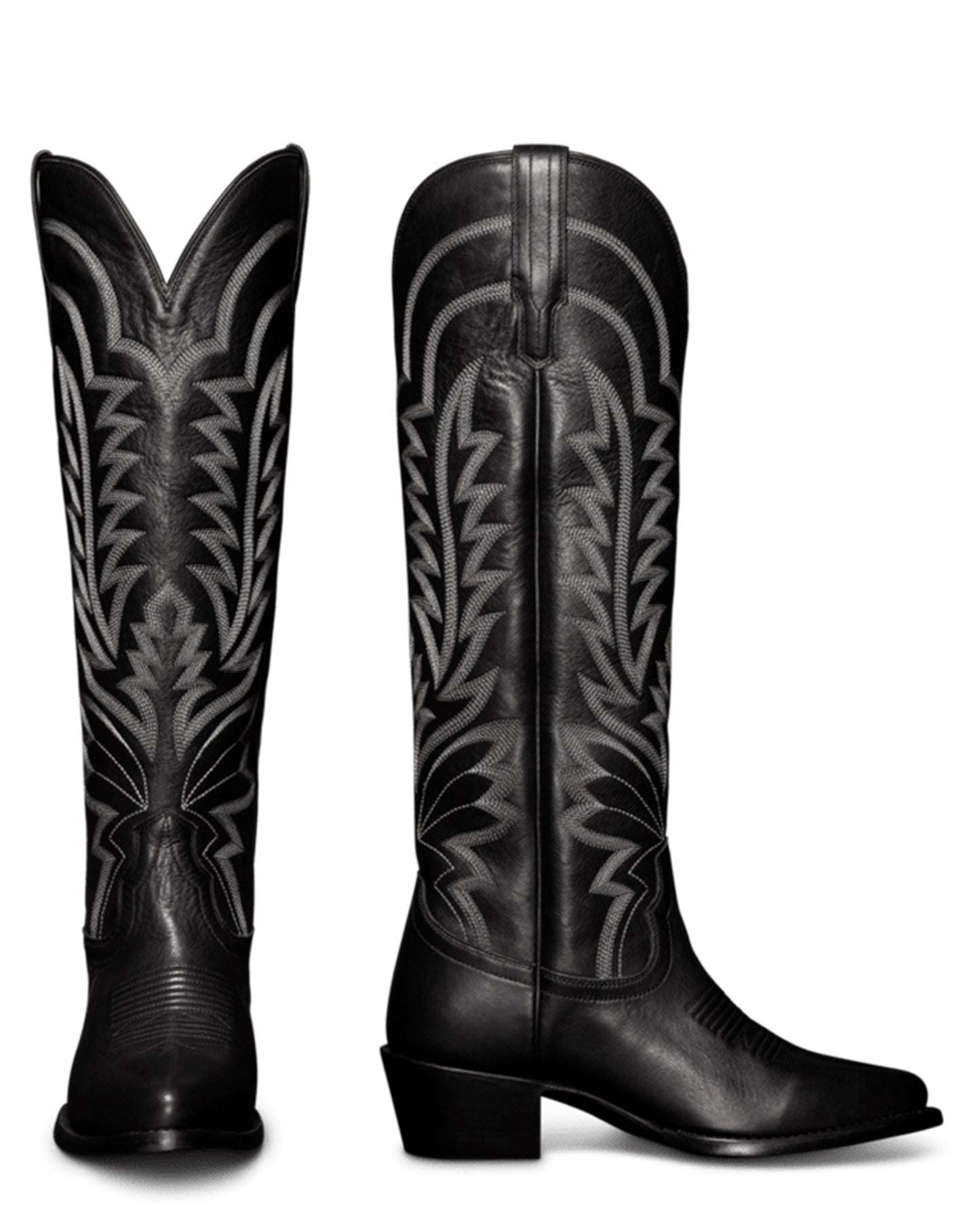 Tecovas Women's The Abby Western Boots with Round Toe in Black at Skip's Western Outfitters