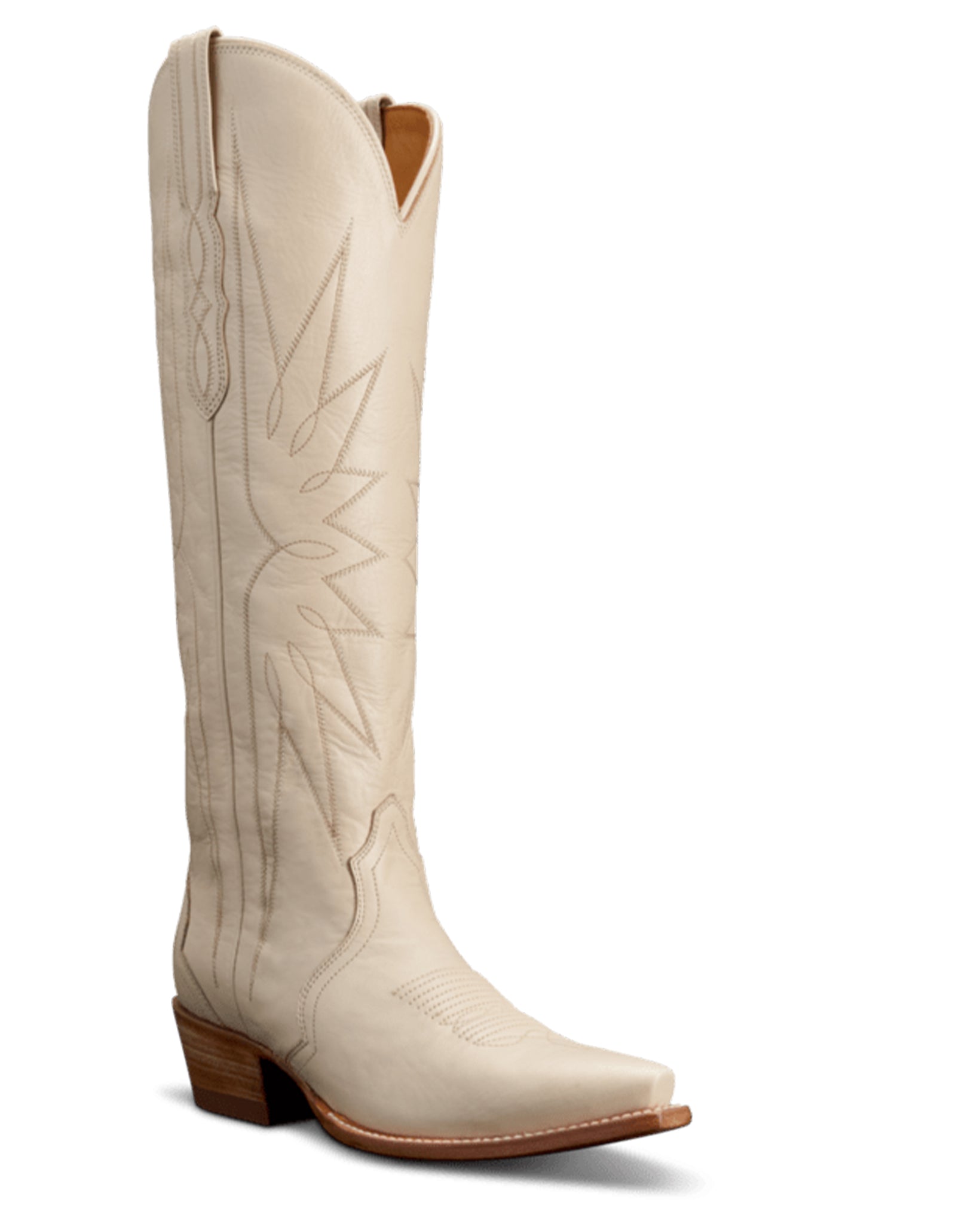 Tecovas Women's The Loretta Western Boots with Snip Toe in White at Skip's Western Outfitters
