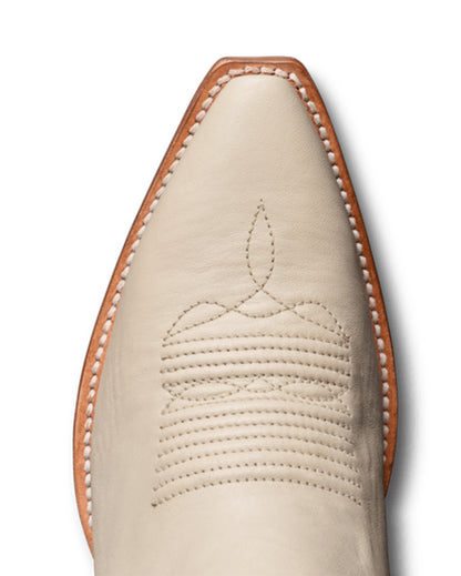 Tecovas Women's The Loretta Western Boots with Snip Toe in White at Skip's Western Outfitters