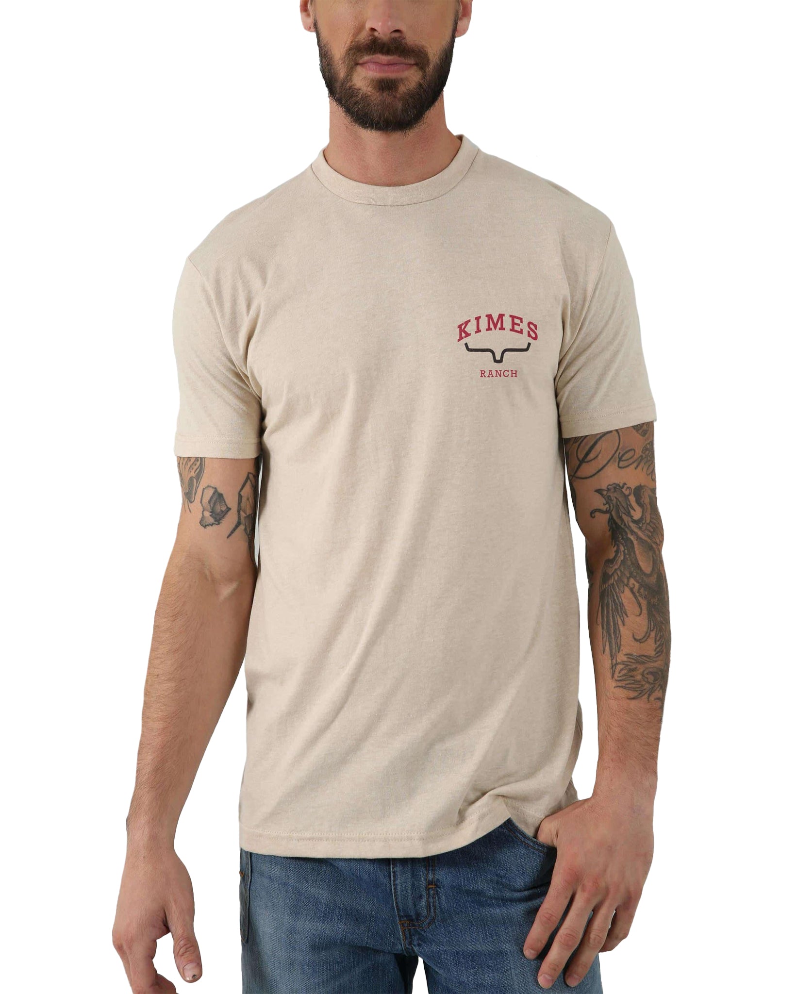Kimes Ranch Men's Since 2009 T-Shirt in Sand at Skip's Western Outfitters