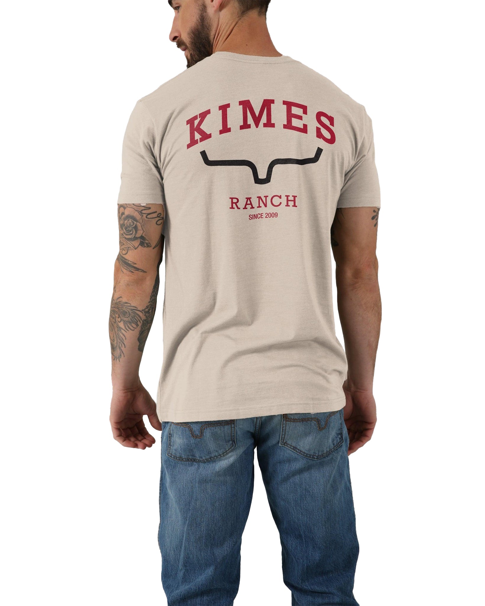 Kimes Ranch Men's Since 2009 T-Shirt in Sand at Skip's Western Outfitters