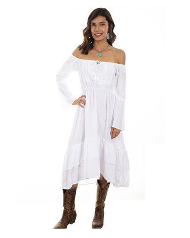 Women's Peruvian Cotton Scoop Neck Dress
