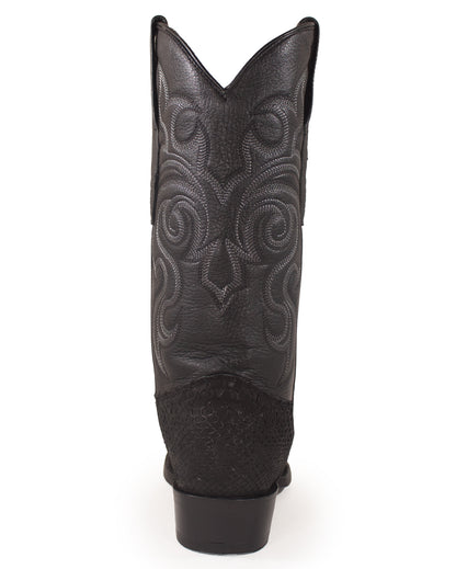 Men’s Suede Python Western Boots