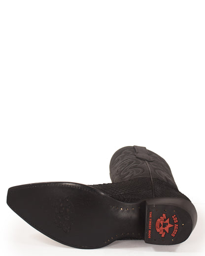 Men’s Suede Python Western Boots