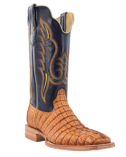Men's Saddle Exotic Western Boots by R Watson from Skip’s Western Outfitters | RWA-RW3010-2-070-EE