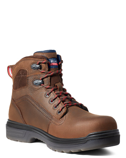 Men's Turbo 6" USA Assembled Waterproof Carbon Toe Work Boots by Ariat from Skip’s Western Outfitters | ARI-10036739-080-D