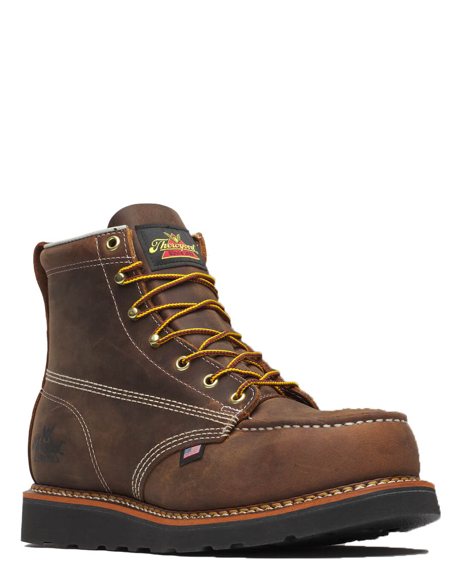 Men's American Heritage Crazy Horse Work Boots by Thorogood from Skip’s Western Outfitters | THG-804-4135-070-2E
