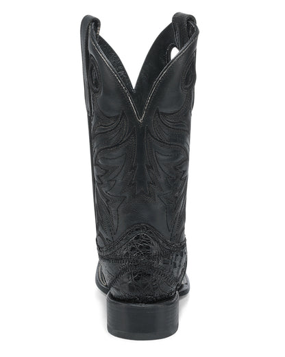 Men's Patchwork & Pull Holes Western Boots - L8010