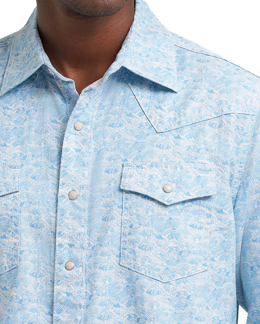 Men's Modern Fit Retro® Premium Long Sleeve Snap Shirt