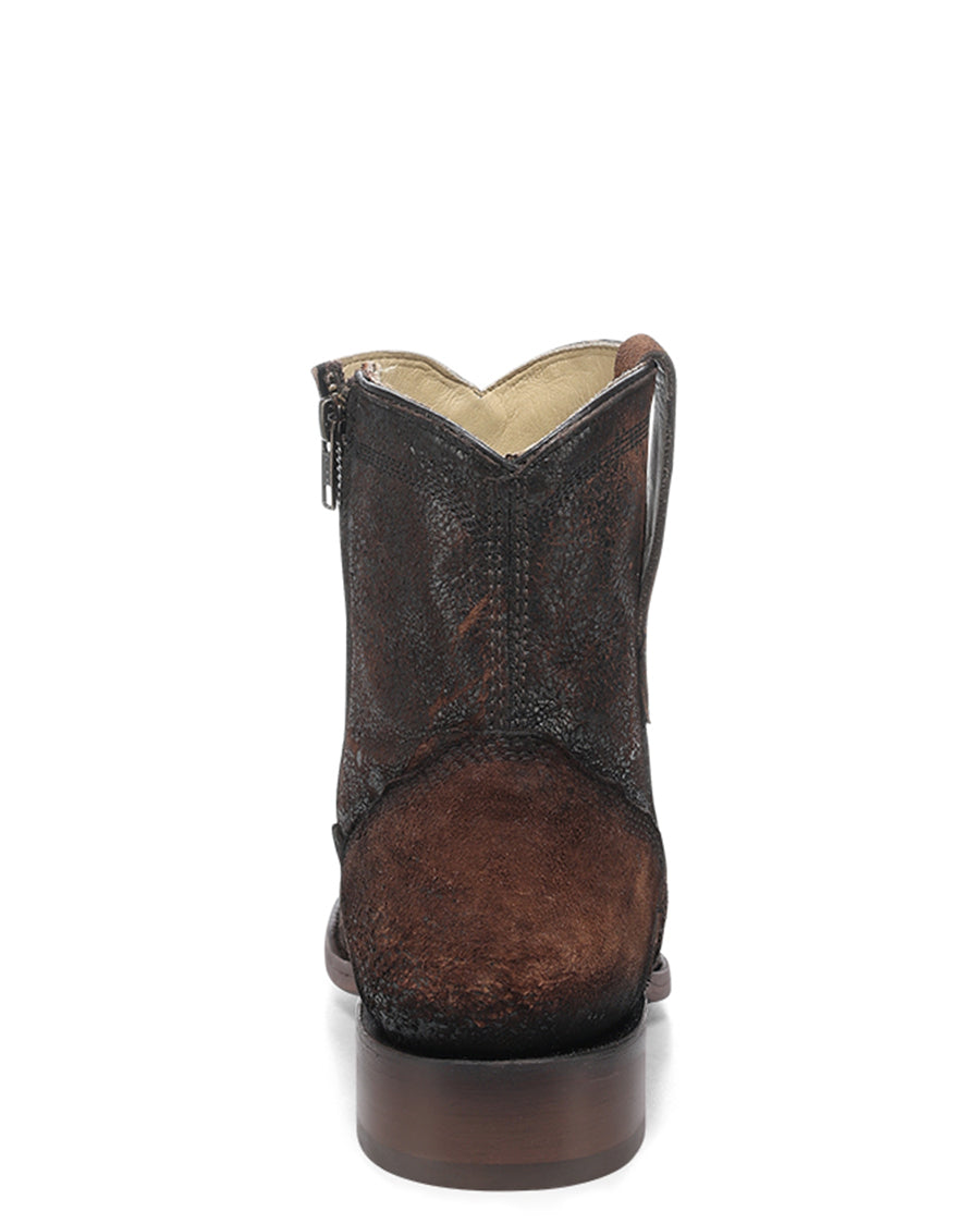 Men's Goat Skin Short Western Boots - A4960