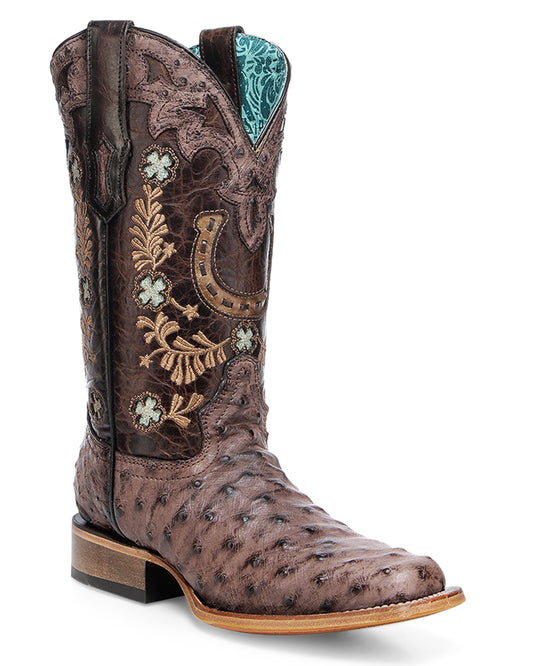 Women's Exotic Horseshoe Western Boots - A4851