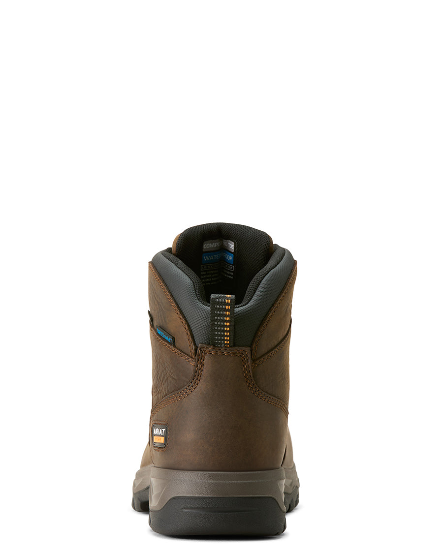 Men's Turbo Duratread 6" Waterproof Carbon Toe Work Boots - 10054294