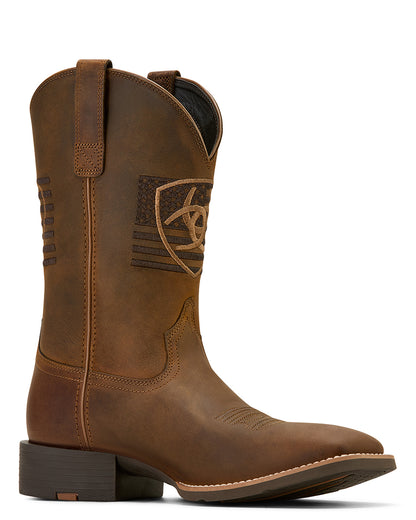 Men's Sport Freedom Wide Square Toe Cowboy Boots - 10061326 by Ariat from Skip’s Western Outfitters | ARI-10061326-070-D