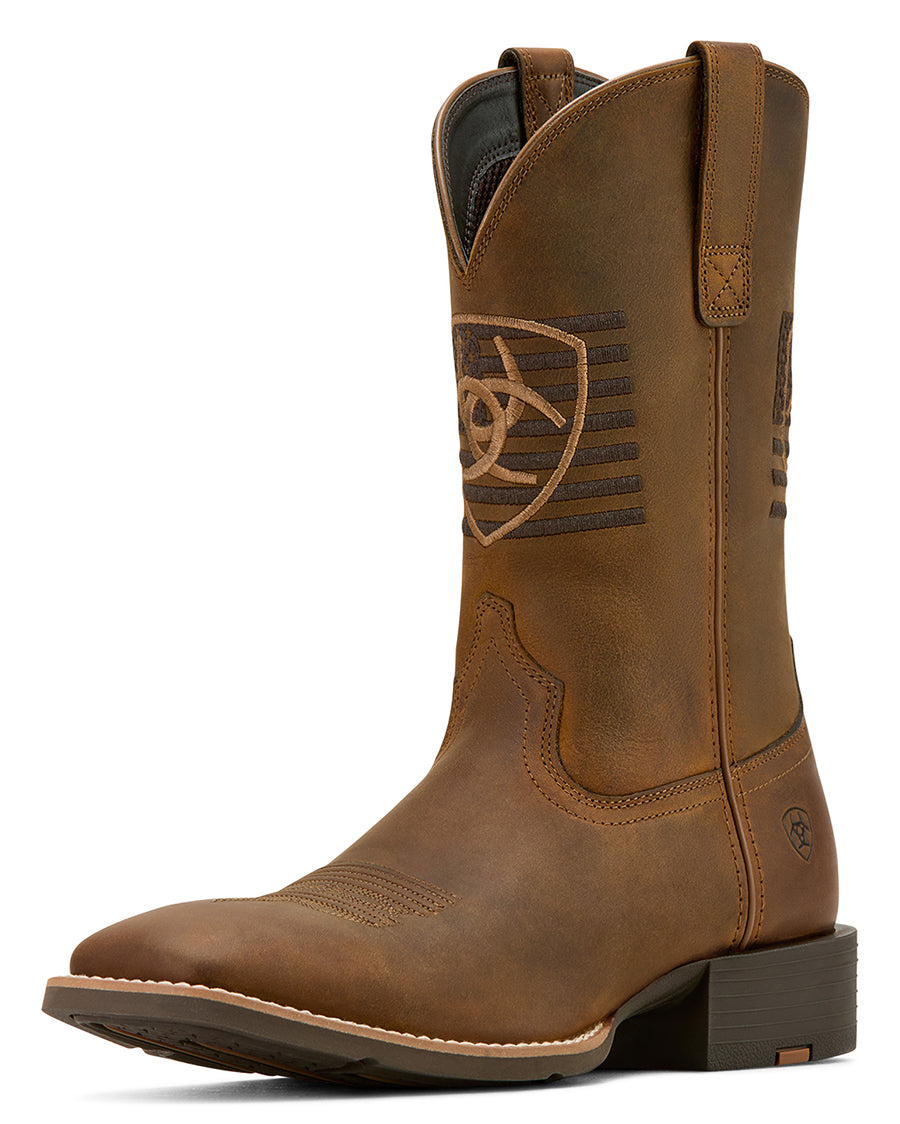 Men's Sport Freedom Wide Square Toe Cowboy Boots - 10061326