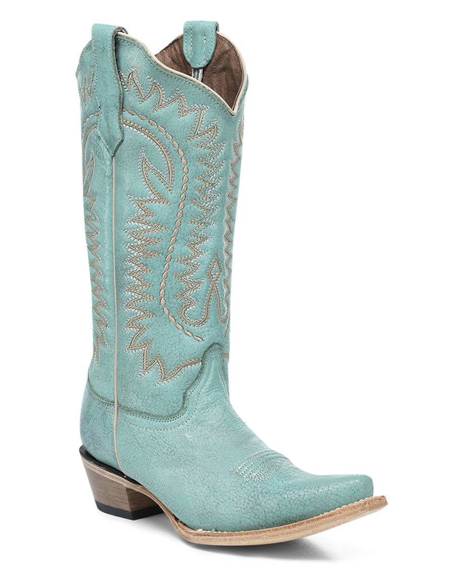 Women's Circle G Embroidery Western Boots - L6331 by Corral from Skip’s Western Outfitters | COR-L6331-050-M
