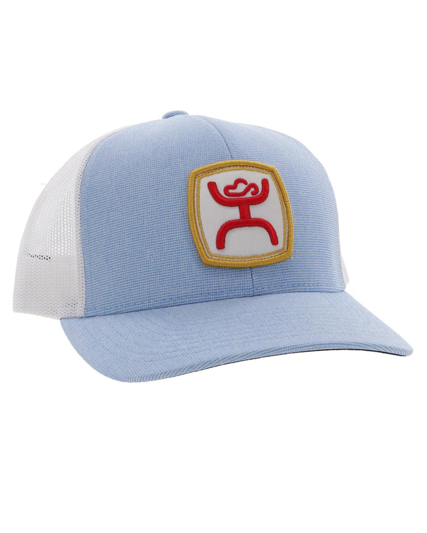 Zeneith Hooey 6-panel Trucker Cap by Hooey from Skip’s Western Outfitters | HOO-2224T-BLWH-OSFA-BLUE