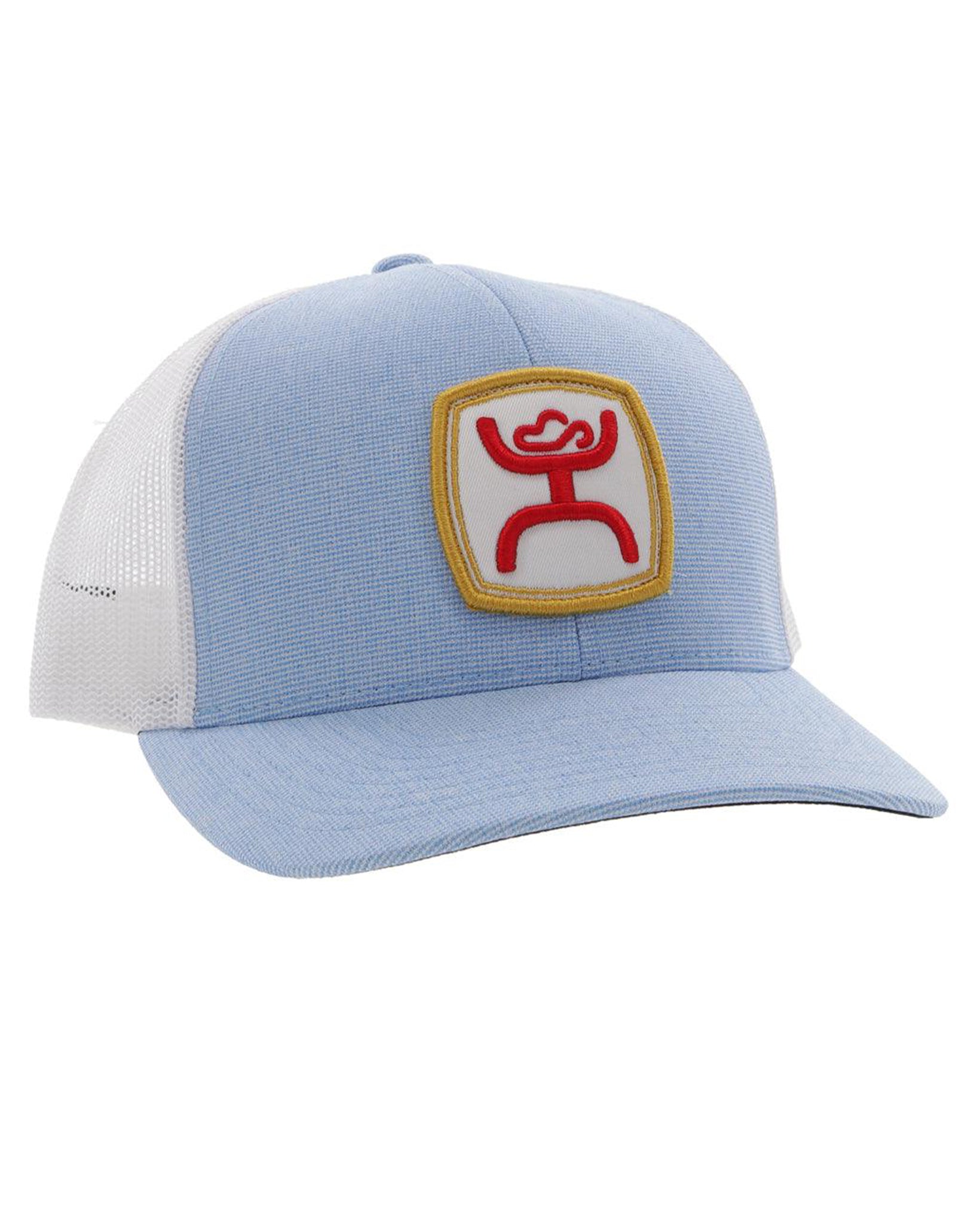 Zeneith Hooey 6-panel Trucker Cap by Hooey from Skip’s Western Outfitters | HOO-2224T-BLWH-OSFA-BLUE