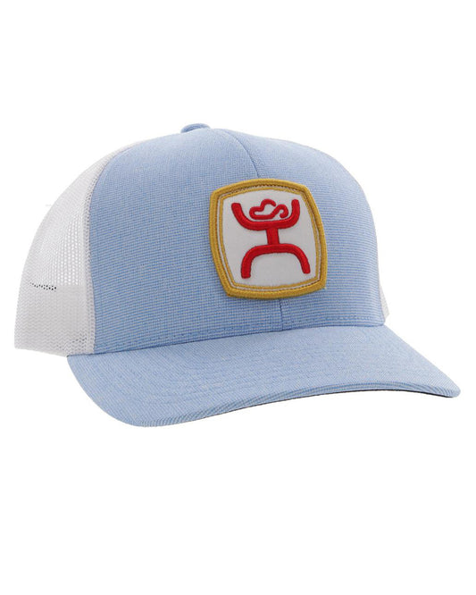 Zeneith Hooey 6-panel Trucker Cap by Hooey from Skip’s Western Outfitters | HOO-2224T-BLWH-OSFA-BLUE