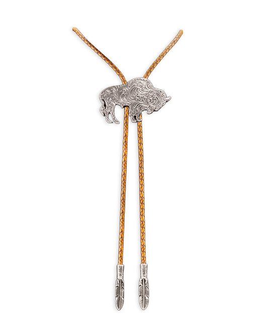 Bolo Engravedbuffalo - 22425 by MFW from Skip’s Western Outfitters | MFW-22425-OS