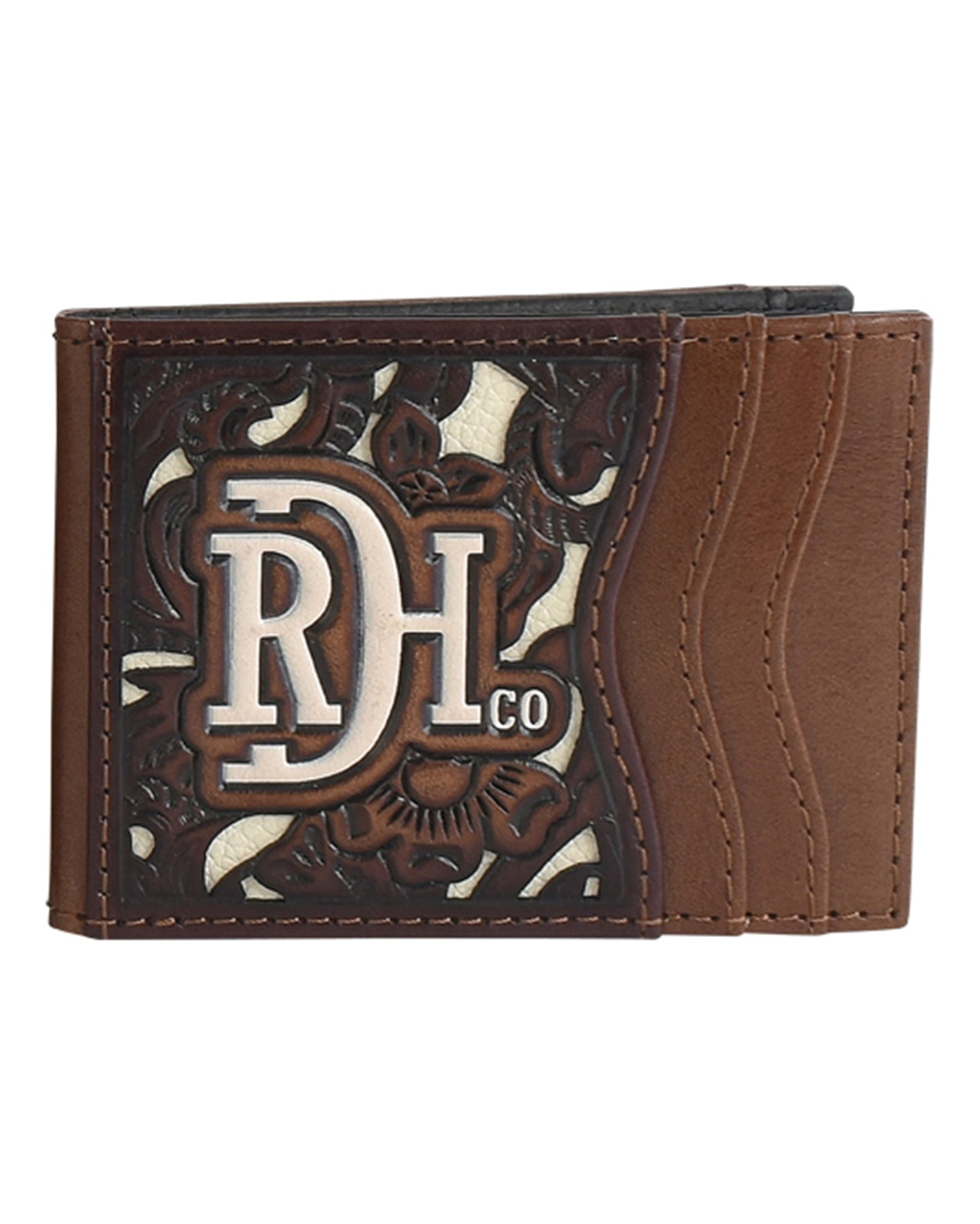 Tooled Ivory Bifold Card Case Wallet by Red Dirt Hat Company Accessories from Skip’s Western Outfitters | TRD-24170880M1-O/S