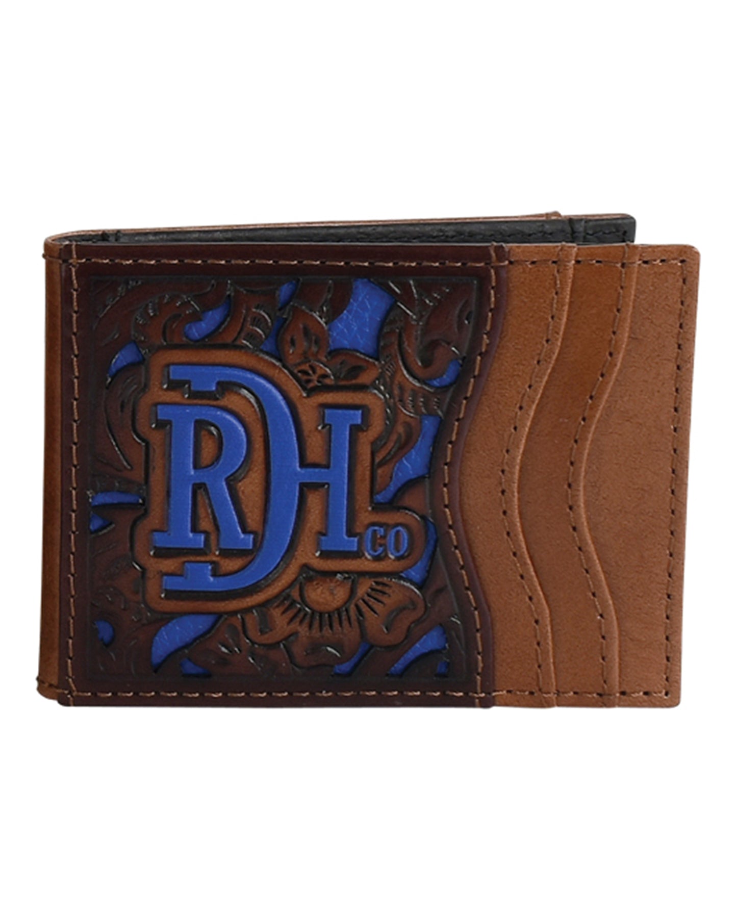 Cobalt Inlay Bifold Card Case Wallet by Red Dirt Hat Company Accessories from Skip’s Western Outfitters | TRD-24170880M2-O/S