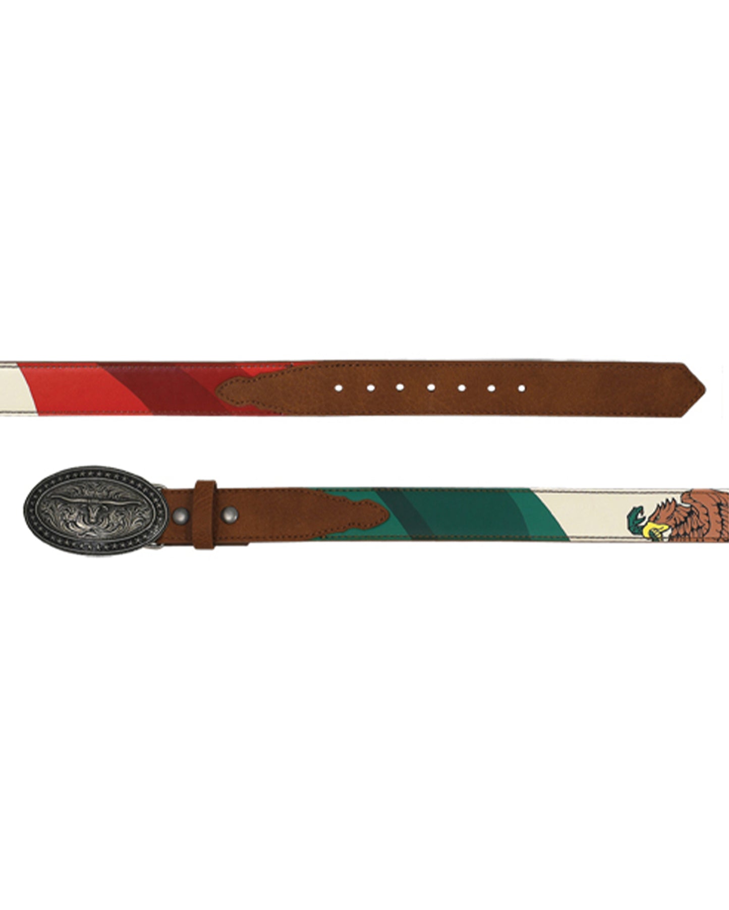 Boys' Mexican Flag Belt by Arena Ace from Skip’s Western Outfitters | TRD-24213BE4-S