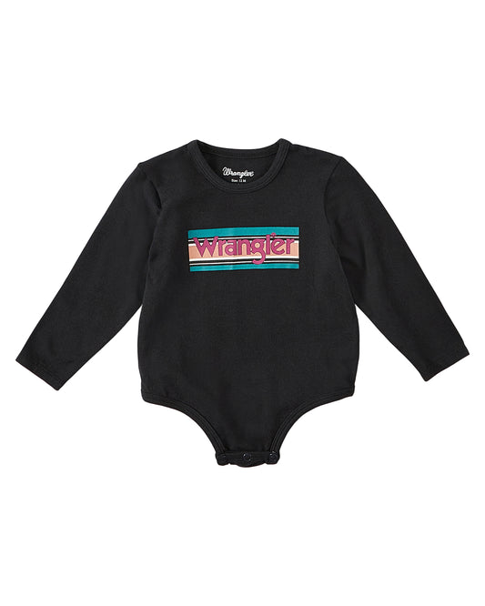 Baby Girls' Graphic Body Suit by Wrangler from Skip’s Western Outfitters | WRA-112322443-0/3-REG
