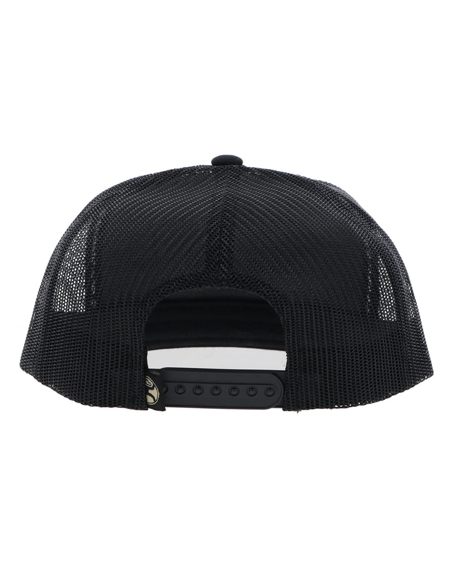 Trip Black 6-Panel Trucker With Tan / Brown Patch - 2508T-Bk